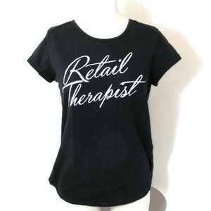 Retail Therapy Signorelli Women's Small Black T